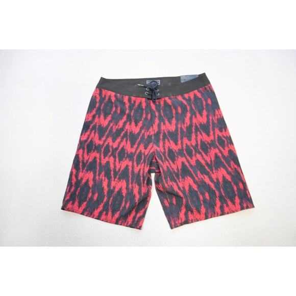 American Eagle Stretch Graphic Board Shorts Athletic Water Swim Mens Medium NWT